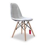 Silla Eames Capitoné York Blanca Vincenzi R4577