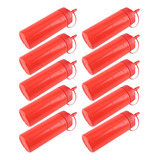 Dispensador De Condimentos Rojo Rojo, 340 Ml, Juego De 10 Pi
