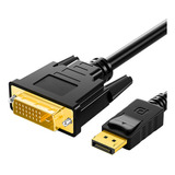 Convertidor De Cable Displayport (dp) A Dvi (24+1), Hd/1,8 M