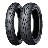 Cubiertas Dunlop 100 80 17 + 130 70 17 Gt 601 Japon - Fas