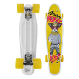 Skate Penny Board Patineta Yellow Dog Niños