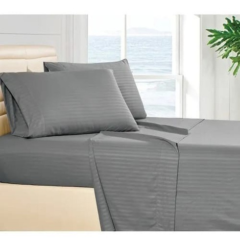 Juego De Sabanas 800 Hilos Con Fuelle De 48cm Cama Doble 4pz