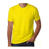 10 Camiseta Amarelo Canário Sublimação Poliéster Atacado Top