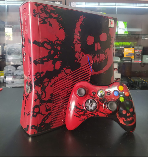 Xbox 360 Slim 320gb Gears Of War 3 Limited Usado