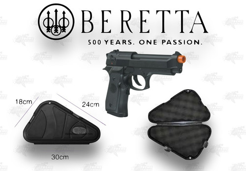 Marcadora Beretta 92a1 Blowback Co2 Bbs 6mm/estuche Xchws C
