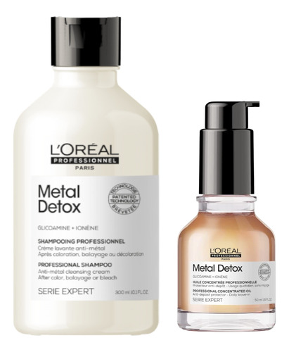 Kit Shampoo + Oleo Metal Detox  L'oréal Professionnel 