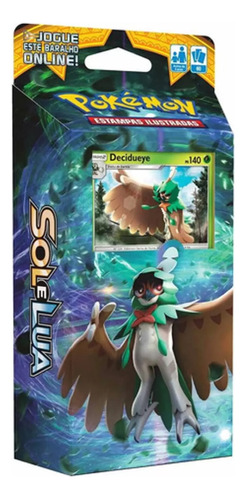 Pokémon - Deck Sol E Lua Decidueye Sombra Florestal Copag