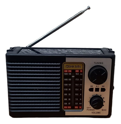 Radio Am Y Fm, Panel Solar, Linterna, Lector Usb, Sd, Rd-219