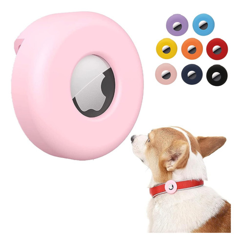 Funda Para Airtag Collar De Silicona Gatos Perros Mascotas