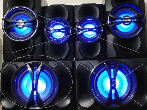 1 Caixa De Som Subwoofer Do Mini System Philips Fwm9000