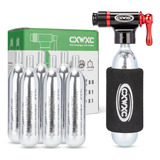 Kit De Inflador De Co2 Con 4 Cartuchos De Co2 De 0.56 Oz, Co