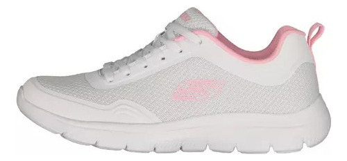 Tenis Skechers Dama Sport 10001mx Blanco/rosa