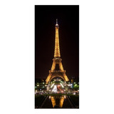 Adesivo Decoração De Porta Torre Eiffel Paris #02