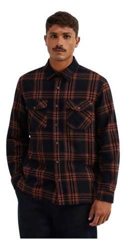 Camisa Masculina Comfort Flanelada Xadrez (kgeq)