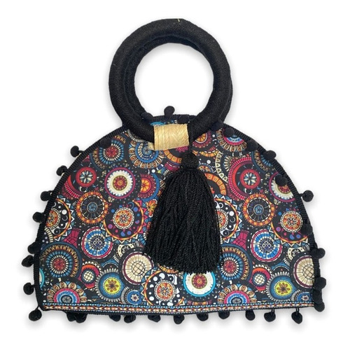 Bolsa Mujer Palma Dama Bolso Playa Ciudad Negra