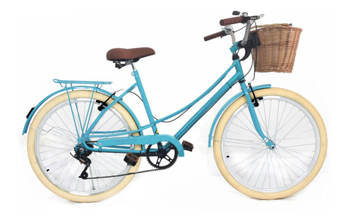 Bicicleta Vintage Retro Food Bike Antiga Ceci 6 Marchas Top