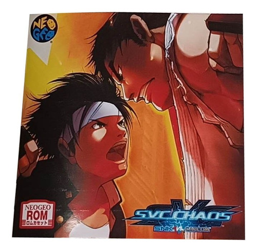 Snk Vs Capcom Chaos - Manual Japonês Repro Para Neogeo Aes