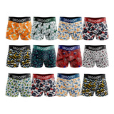 Kit 12 Cuecas Infantil Boxer Droop! - Lindas