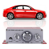 Mini Amplificador Automático Digital Para Carro Hifi Audio M