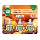 Aromatizante Air Wick 3 Repuestos De Pumpkin Spice
