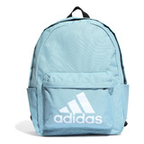 Mochila adidas Clsc Bos Bp Con Logotipo Estampado Unisex Color Preloved Blue/white Diseño De La Tela Liso