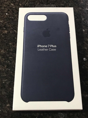 Capa Couro Legítimo iPhone 7/8 Plus Leather Case Apple Novo