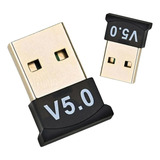 Adaptador Receptor Usb Bluetooth 5.0 Plug And Play Note Pc