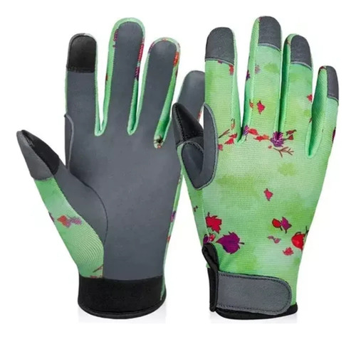 Guantes De Cuero Para Jardín Palmeras Con Muñeca Para Mujer