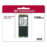 Ssd M.2 Transcend Pcie Gen3 X4 De 128 Gb - Ts128gmte110s