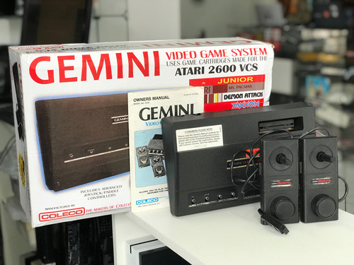 Console Coleco Gemini Caixa Reprô
