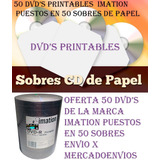 Dvd Imation Full Print X 50 Puestos En Sobres Envio Gratis 