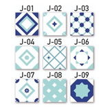 Azulejos Deco Autoadhesivo Lavable 18 Un. 15x15 Sticker
