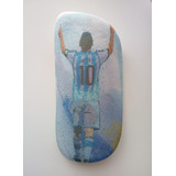 Canilleras Messi Afa Celeste Tela Pvc Dygsport