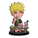 Totem Médio Boneco Naruto Ramen 14cm + Base