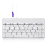 Perixx Periboard-409pw Mini Teclado Ps2 Con Cable 12,36 X X