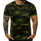 Camiseta De Camuflaje Para Hombre, Camiseta Táctica Militar