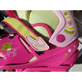 Patines/roller 4 Ruedas Barbie 36