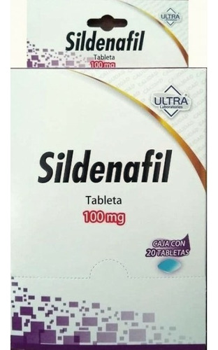 Sildenafil Caja Ultra Con 20 Tabletas. Genérico De Viagra 