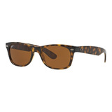 Lentes De Sol Ray-ban New Wayfarer - Café 51mm