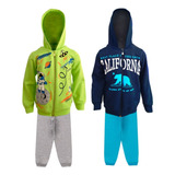 Kit 2 Conjunto Moletom Infantil Menina Menino Atacado Frio