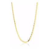 Corrente Masculina Piastrine 70cm Ouro 18k 750