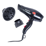 Secador De Pelo Profesional Super Compact 3900 Teknikpro Color Negro