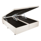 Cama Box Baú Supra Bi-partida Casal Corino Bege 138x188 Ret