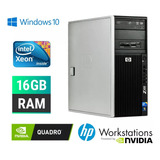 Cpu 16gb Ram/intel Xeon/nvidia Quadro/hpz400 Workstation