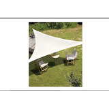 Velaria Malla Sombratriangular 4x4x4 90% Blanca Con Argollas