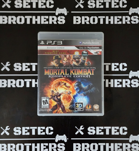 Mortal Kombat Komplete Edition Ps3 - Físico - Local!