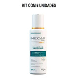 Kit Imecap Hair Max Shampoo Antiqueda Com 6un De 200ml Cada