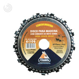 Disco Para Madeira Com Corrente Moto Serra 115mm