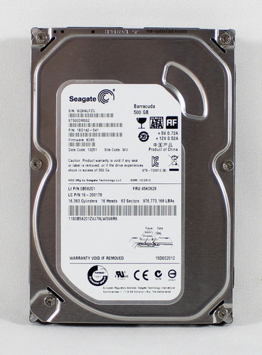 Hd Seagate De 500 Giga Sata Modelo St500dm002 Para Desktop