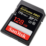 Sd Sandisk Extreme Pro 128gb 170mb/s Classe 10 Novo